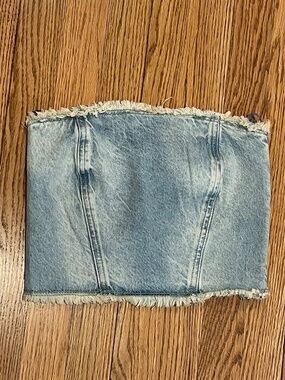 NWT FB Sister Denim Bandeau Corset Top – XXS